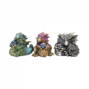 Set 3 statuete Darul dragonilor 7 cm