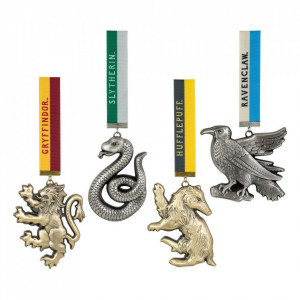 Set patru ornamente licenta Harry Potter - Casele Vrajitoresti