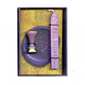 Set ritualic stampila si ceara pentru sigilii Triquetra