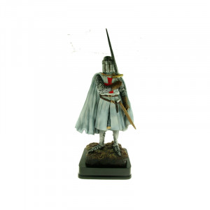 Statueta cavaler Templier cu spada 23 cm