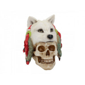 Statueta craniu saman Vanatorul de Spirite 17 cm