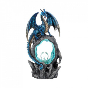 Statueta dragon cu cristale Frostwing 27 cm