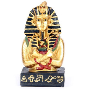 Statueta egipteana Tutankamon cu insemne regale 11 cm