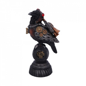 Statueta steampunk Corb - Rivet Raven 24cm