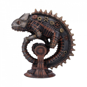 Statueta steampunk Mechanical Chameleon 22.3cm
