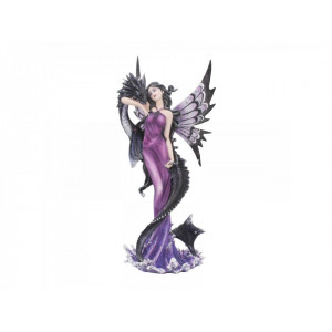 Statueta zana si dragon Imbratisarea Dragonului 26 cm