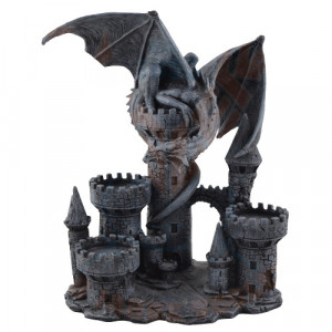 Suport lumanari dragon Aparatorul Castelului 24cm