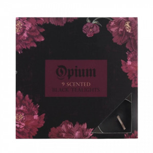 Set 9 lumanari negre tip pastila pentru ritualuri de protectie si vindecare