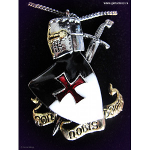 Pandantiv medieval Non Nobis Domine
