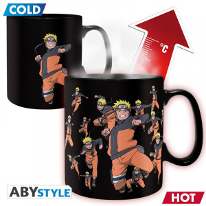Cana ceramica termosensibila licenta Naruto Shippuden - Clone