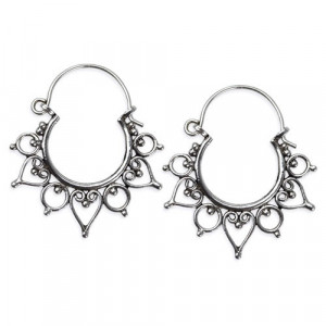 Cercei argint Ornament Indian O1005