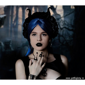 Gothic Hair Accessory - Diabolical Roses