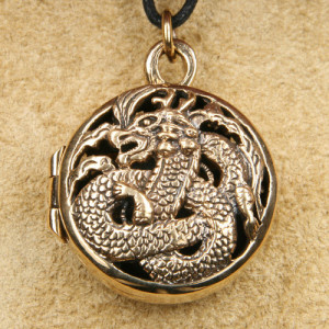 Pandantiv medalion bronz pentru poza Dragon