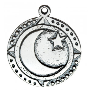 Pandantiv placat argint zodiac celtic Heusaf Y Gaeaf 10-31 Dec