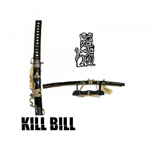 Sabie decorativa katana cu suport Kill Bill - Beatrix