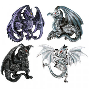 Set patru magneti frigider Dragon 6cm