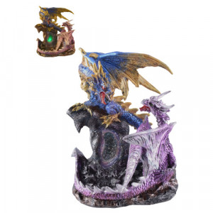 Statueta cu led Dragoni 16cm