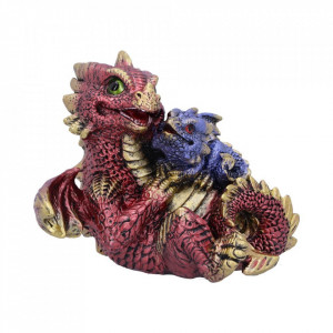 Statueta dragonei Dragonling Rest (Rosu) 11.3cm