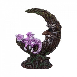 Statueta Dragonel odihnindu-se pe Stejarul lunii 21.2cm