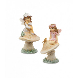 Statueta Flower Fairies - Zana pe Ciuperca 11 cm