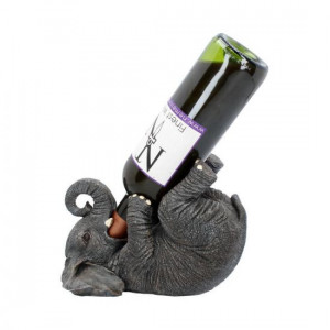Suport sticle de vin Elefant 23 cm