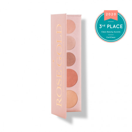 Paleta cu nuante pentru ochi si obraji - Rose Gold