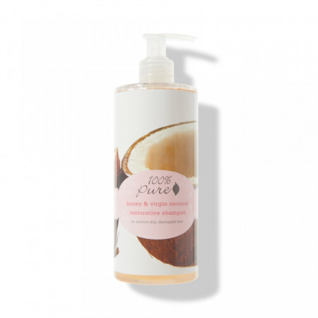 Sampon restructurant cu miere si ulei virgin din nuca de cocos - 390 ml