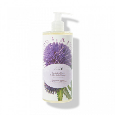 Sampon cu brusture & neem pentru un scalp sanatos - 390 ml