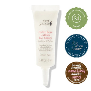 Cremă pentru ochi cu cafeină extrasă din boabe de cafea organică – tub de 8 ml