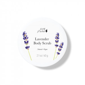 Exfoliant pentru corp mini - lavandă