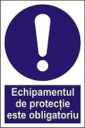 Indicator "Echipamentul de protectie este obligatoriu" A5