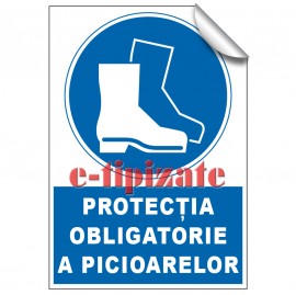 Protecția obligatorie a picioarelor