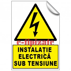 Instalație electrica sub tensiune