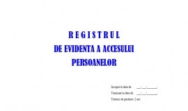 Registru Acces Persoane - 50 file