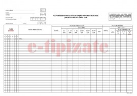 Centralizatorul interventiilor chirurgicale A3 100 FILE
