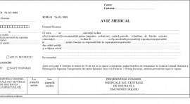 Aviz medical cabinet psihologic A5