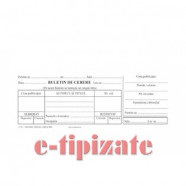 Buletin de cerere