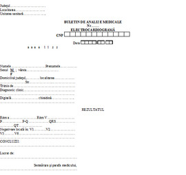Buletin de analize medicale - electrocardiograma A6