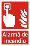 Indicator "Alarma de incendiu" - model 1  A5