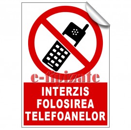 Interzis folosirea telefoanelor