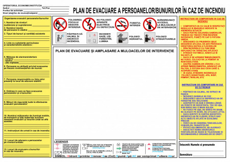 PLAN EVACUARE A3