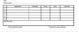 Schema de Tratament 1/3 A4