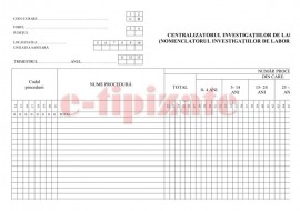 Centralizatorul investigatiilor de laborator A3 100 FILE