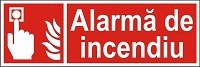 Indicator "Alarma de incendiu" - model 2  A4
