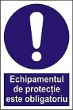 Indicator "Echipamentul de protectie este obligatoriu" A5