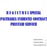Registru Special Evidenta Contracte, pentru Societatile specializate de Paza si Protectie - 100 file