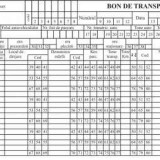 Bon de transport A5