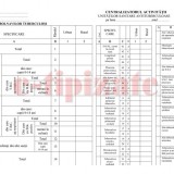Centralizatorul activitatii unitatilor sanitare antituberculoase A3 100 FILE