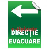 Direcție evacuare - Stânga