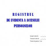 Registru Acces Persoane - 100 file